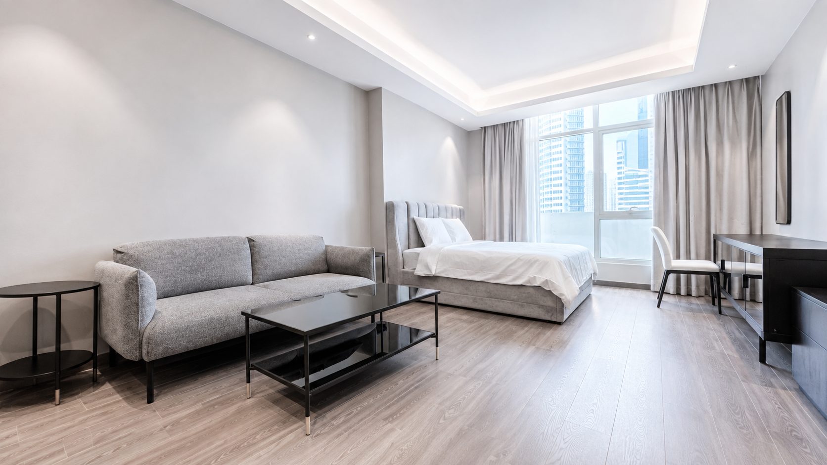 Fully-Furnished Studio with Pool and Gym Access