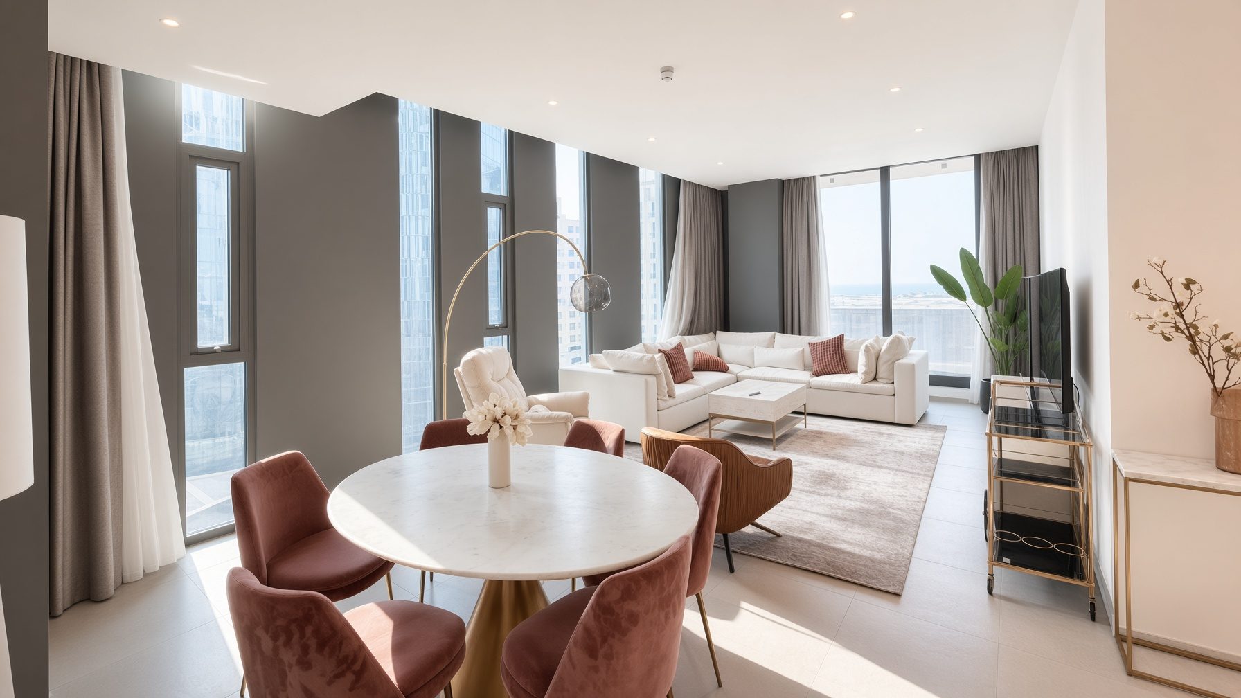 Two-Bedroom Apartment with Water Views and Pool
