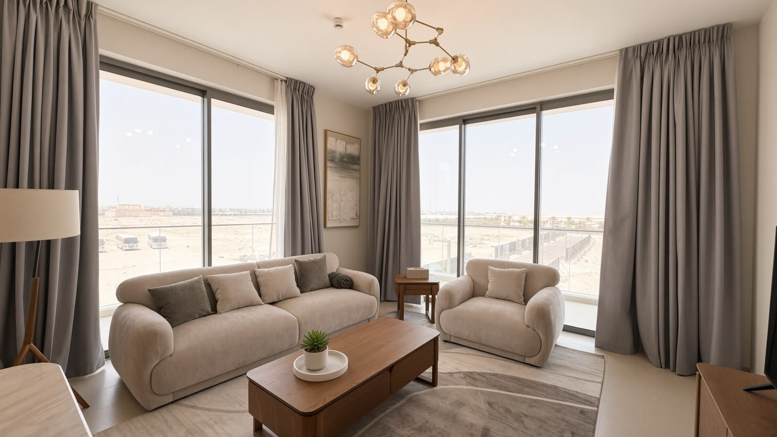 Two-Bedroom Apartment with Balcony and Pool