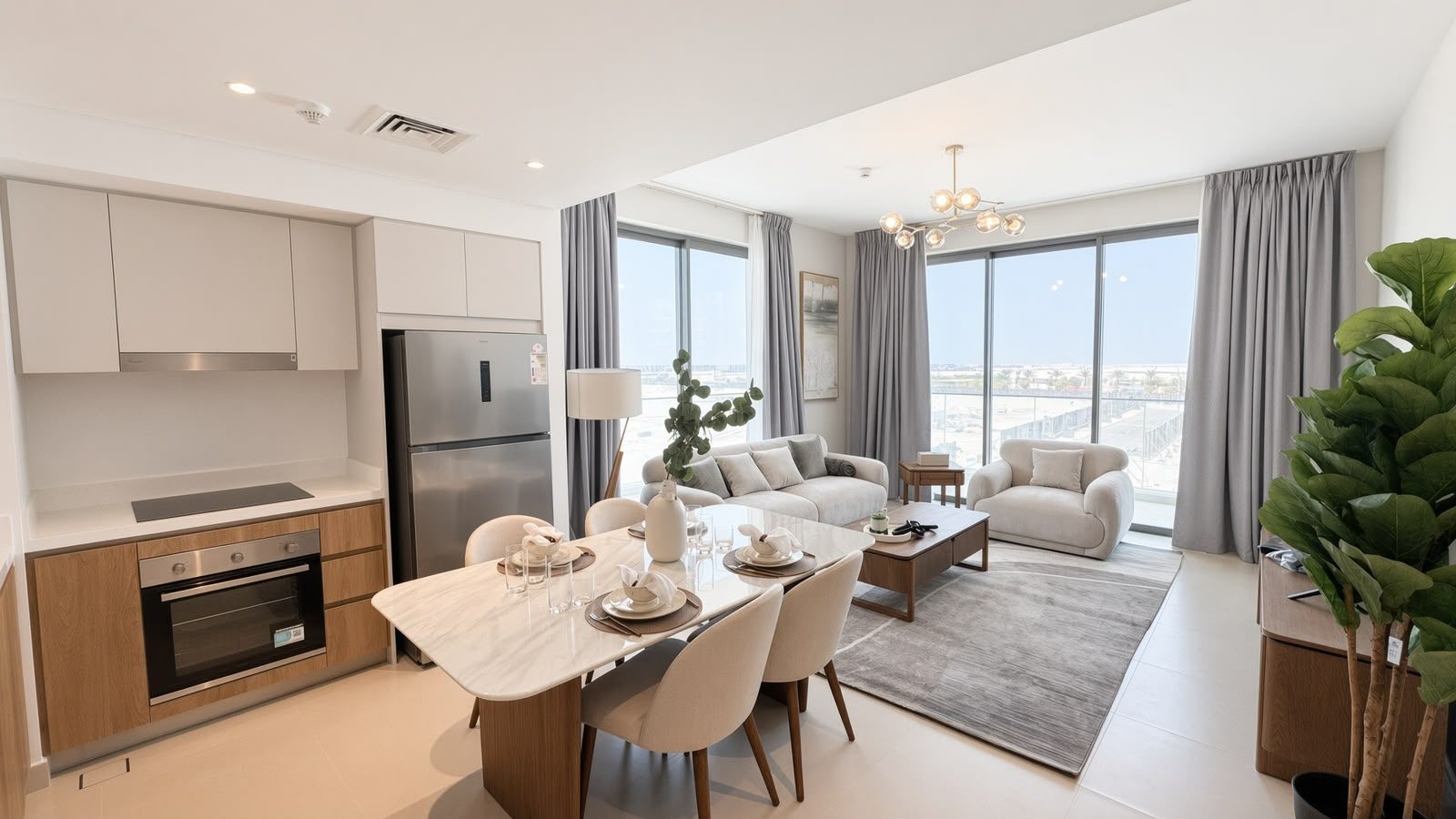 Two-Bedroom Apartment with Balcony and Pool