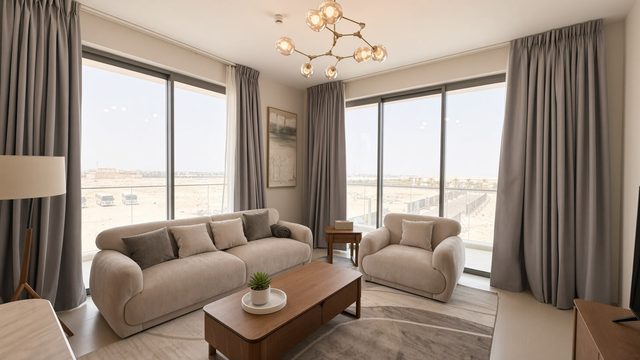 Two-Bedroom Apartment with Balcony and Pool