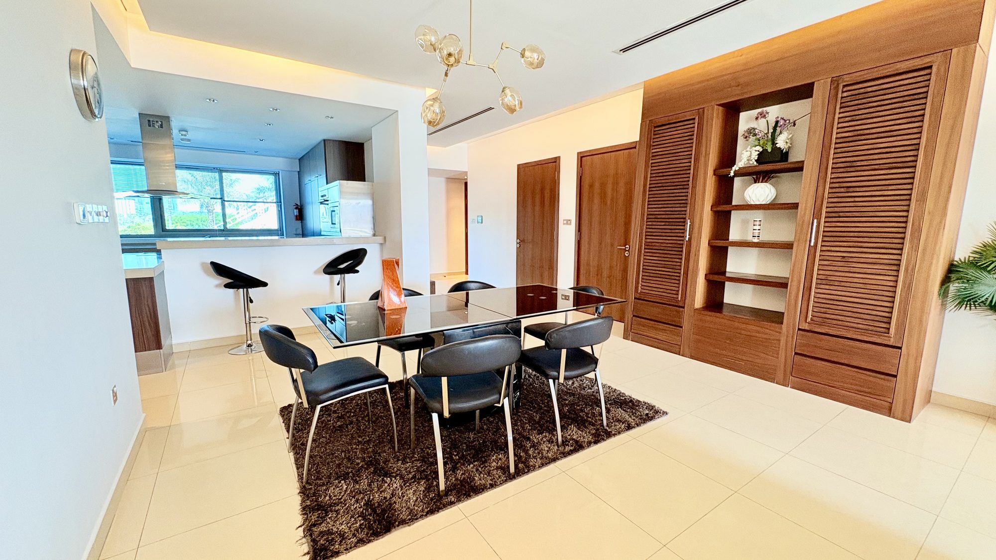 Three-Bedroom Apartment with Maids Room