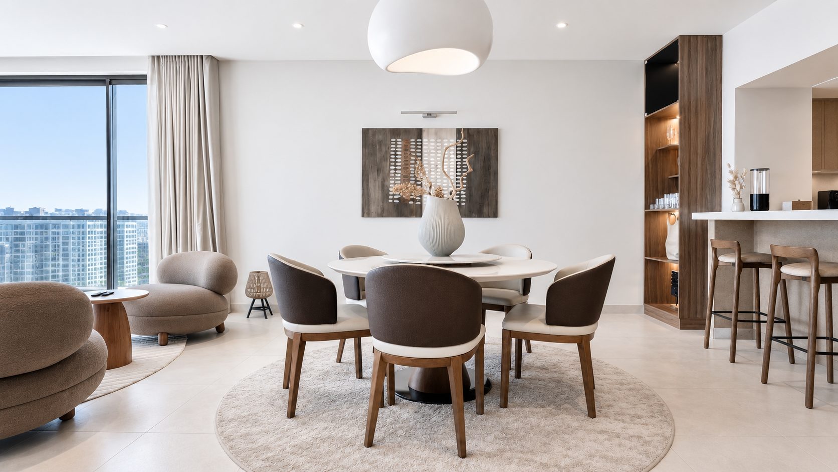 3-Bedroom Apartment with Maids Room and Water View