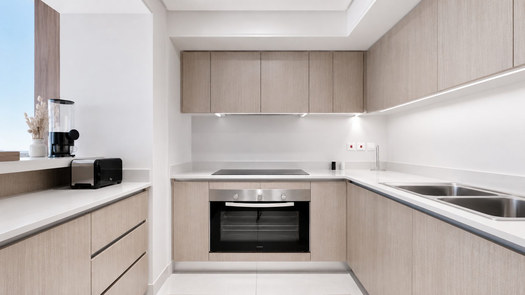 3-Bedroom Apartment with Maids Room and Water View