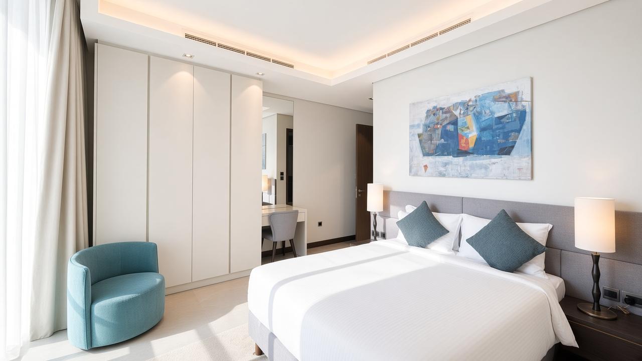 Three-Bedroom Apartment with Maid's Room