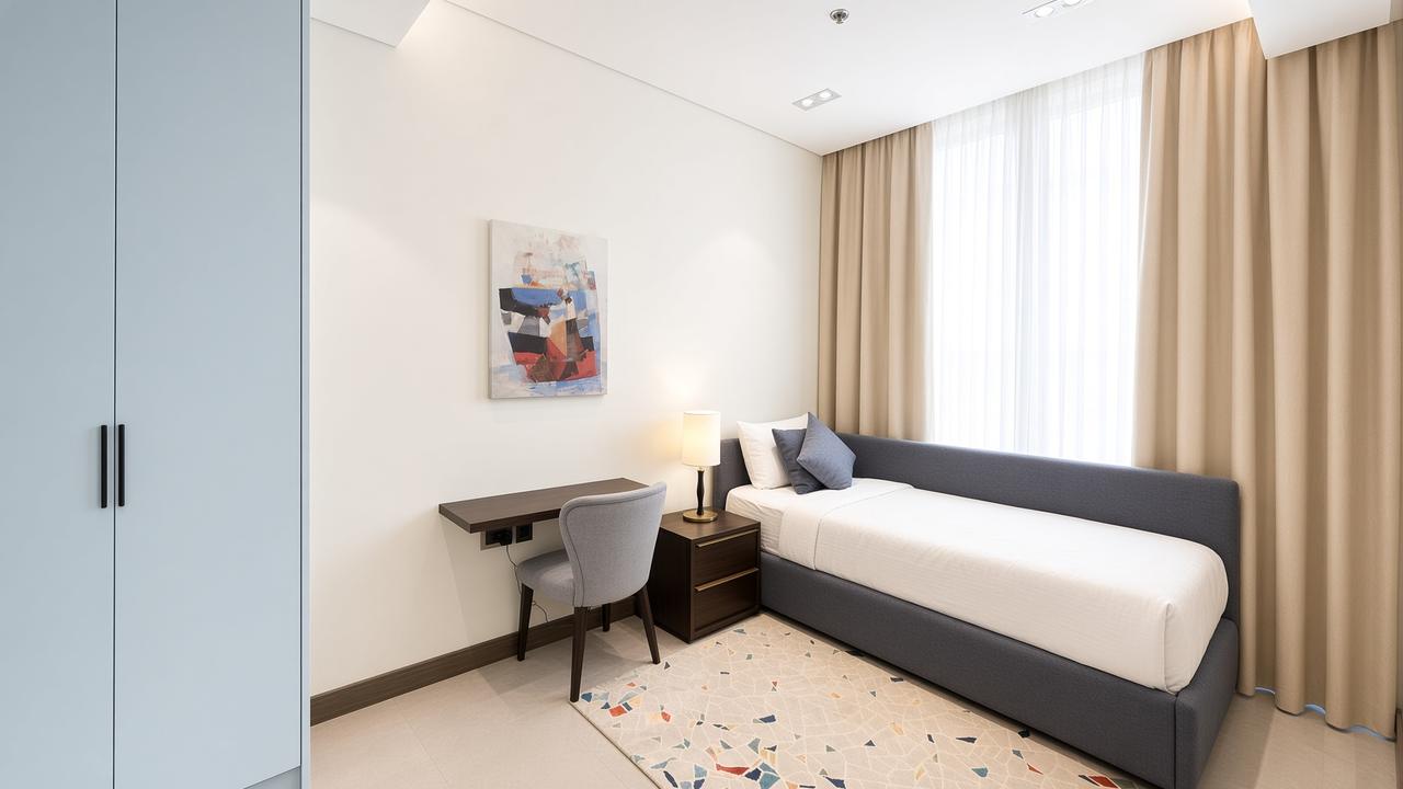 Three-Bedroom Apartment with Maid's Room