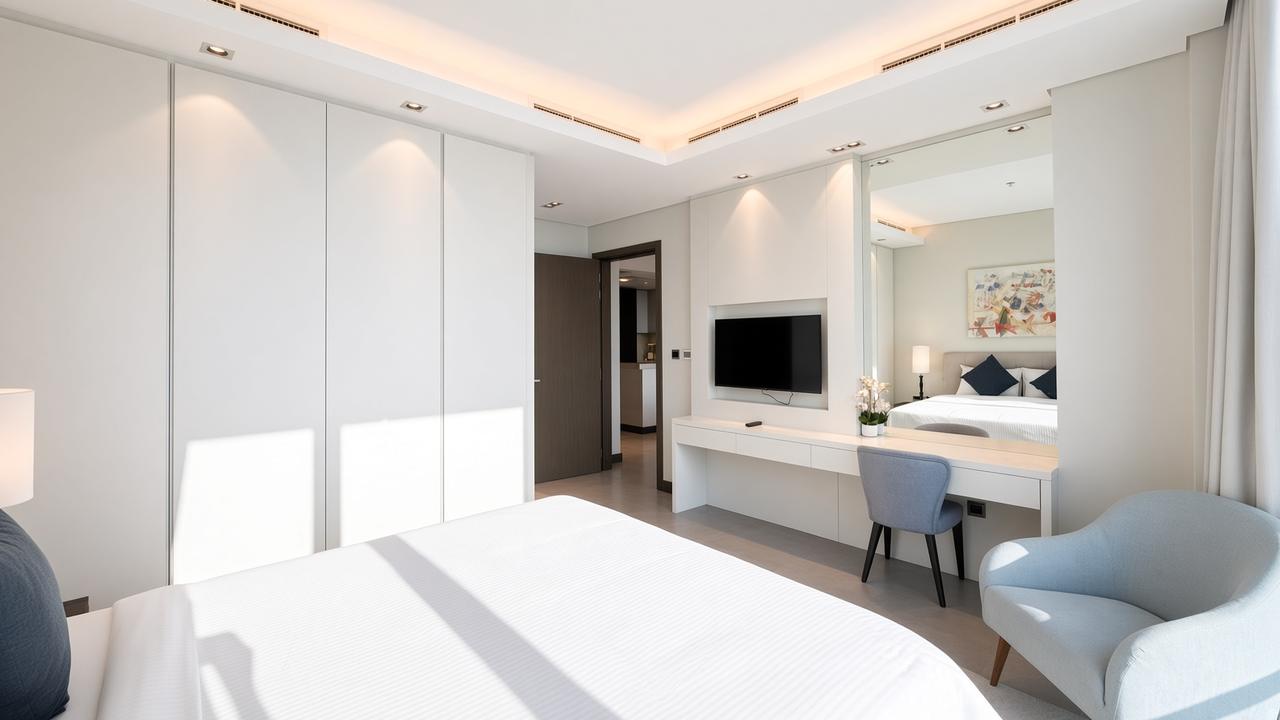 Three-Bedroom Apartment with Maid's Room