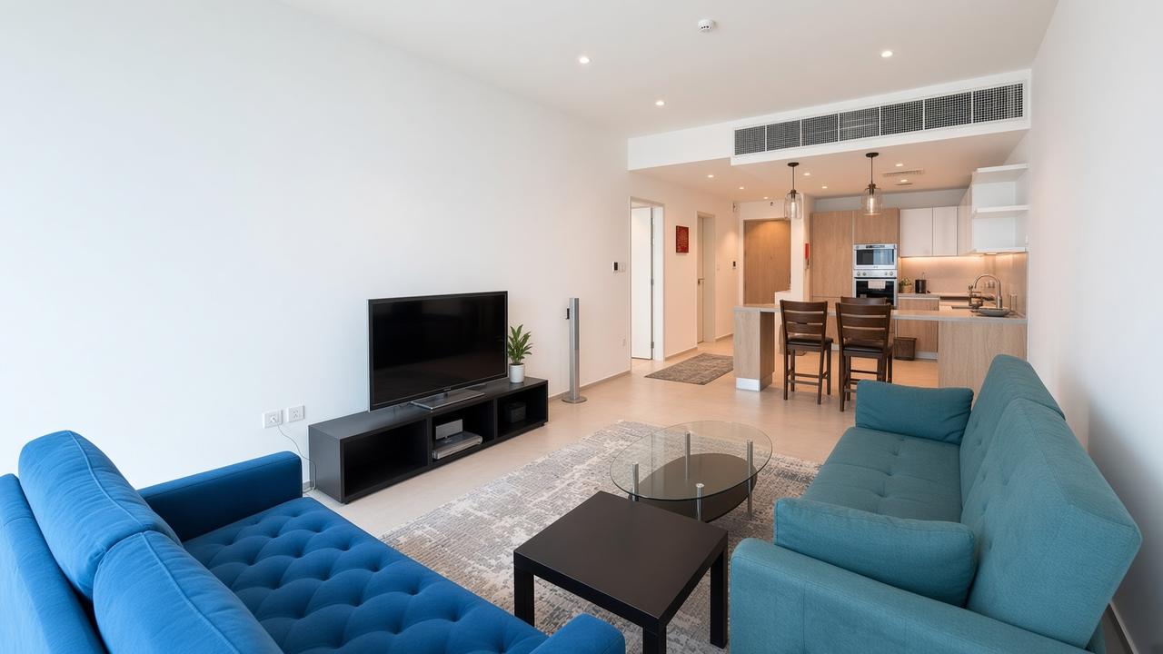 One Bedroom Apartment with Two Bathrooms