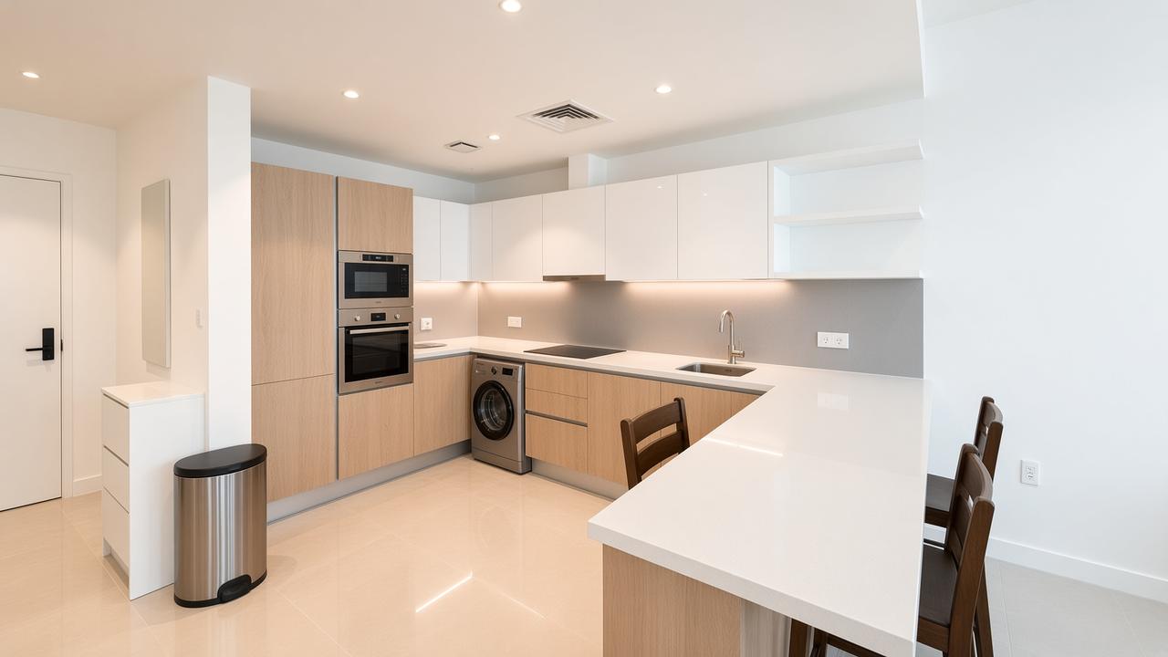 One Bedroom Apartment with Two Bathrooms