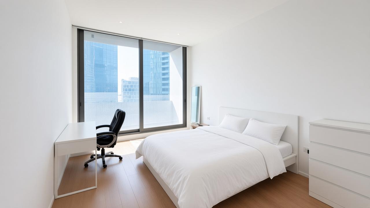One Bedroom Apartment with Two Bathrooms