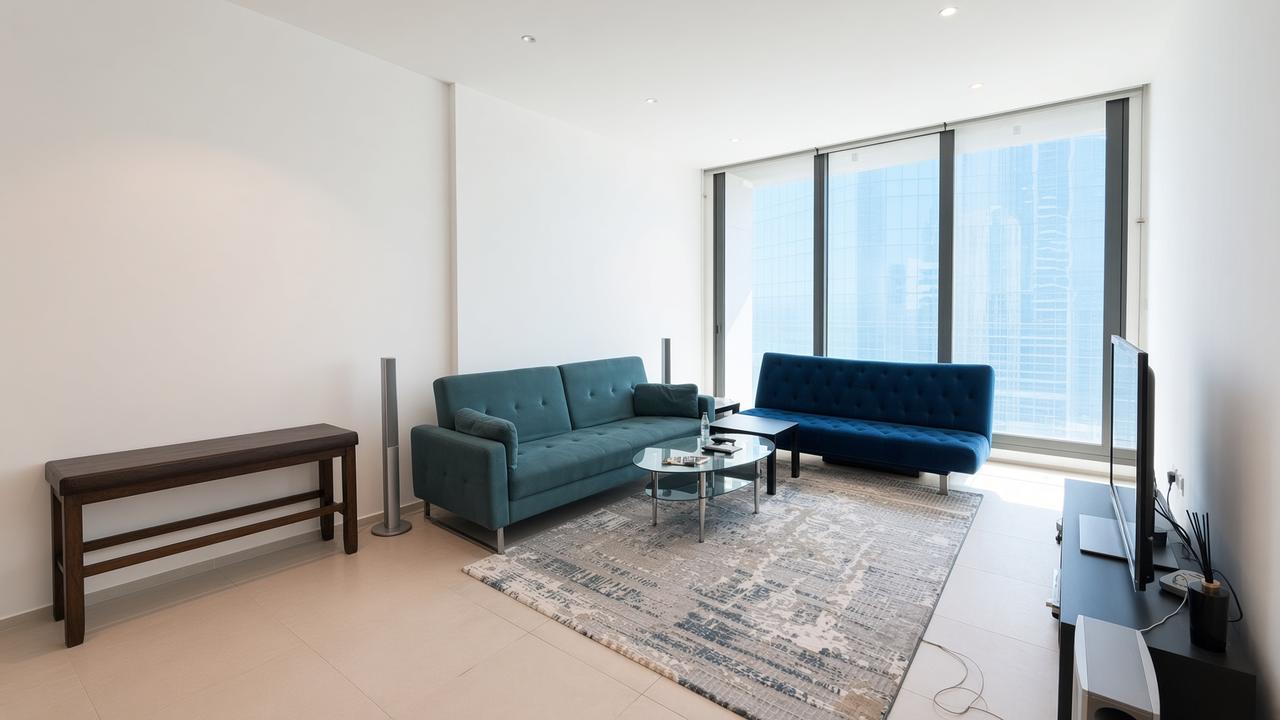 One Bedroom Apartment with Two Bathrooms