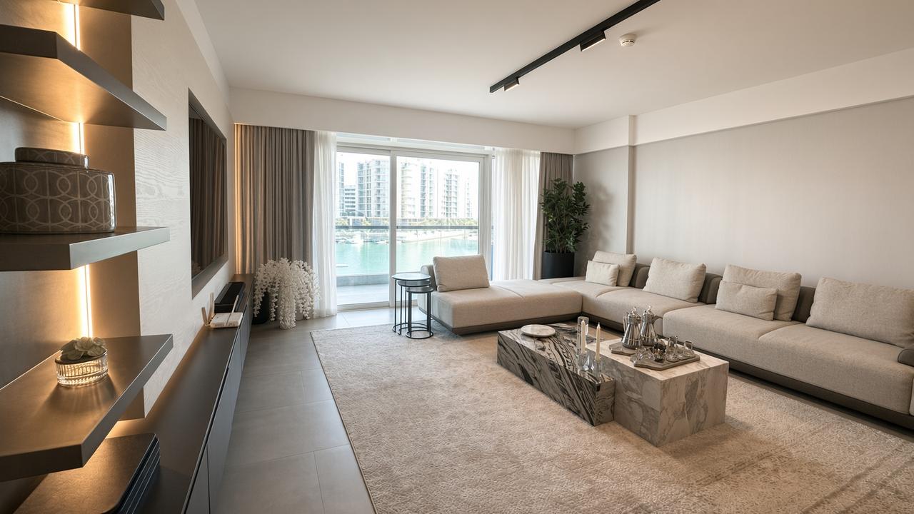 2-Bedroom Flat with Water Views and Pool
