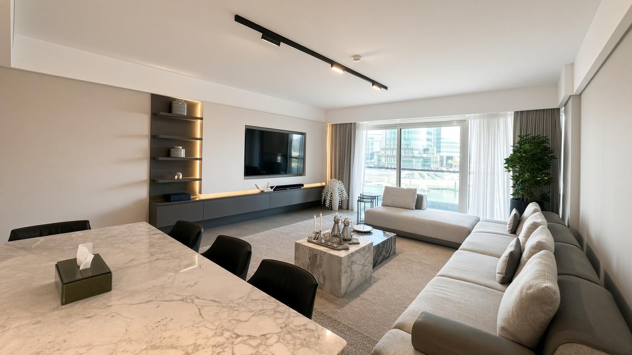 2-Bedroom Flat with Water Views and Pool