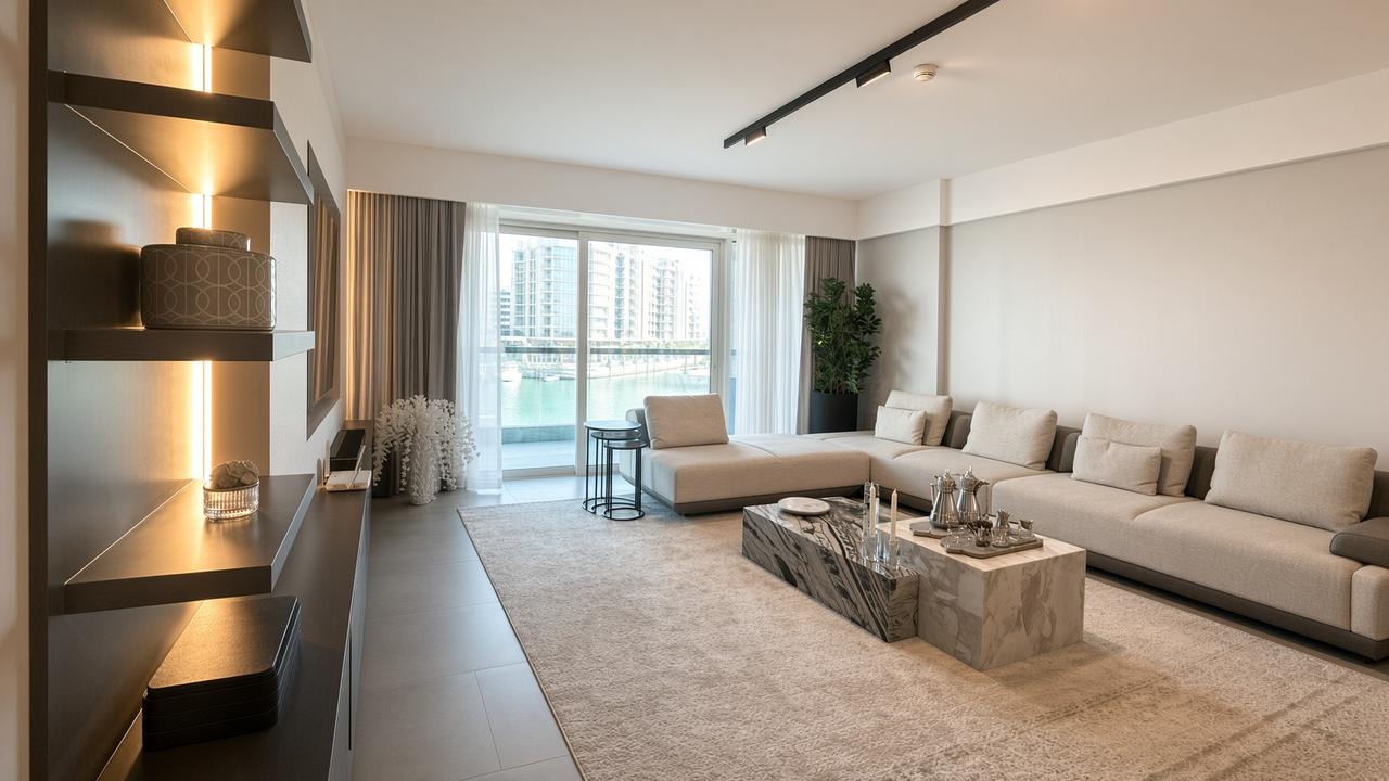 2-Bedroom Flat with Water Views and Pool