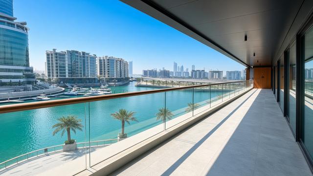2-Bedroom Flat with Water Views and Pool