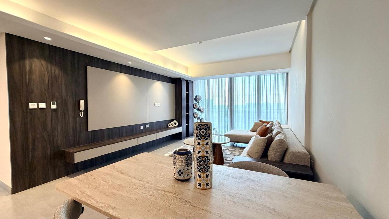 Three-Bedroom Apartment with Water Views and Maids Room