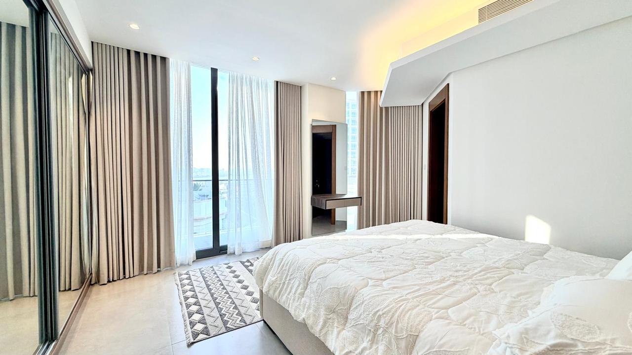 Three-Bedroom Apartment with Water Views and Maids Room