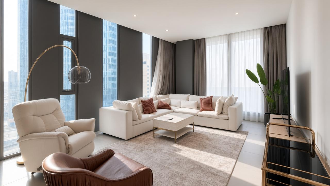 Two-Bedroom Apartment with Three Bathrooms