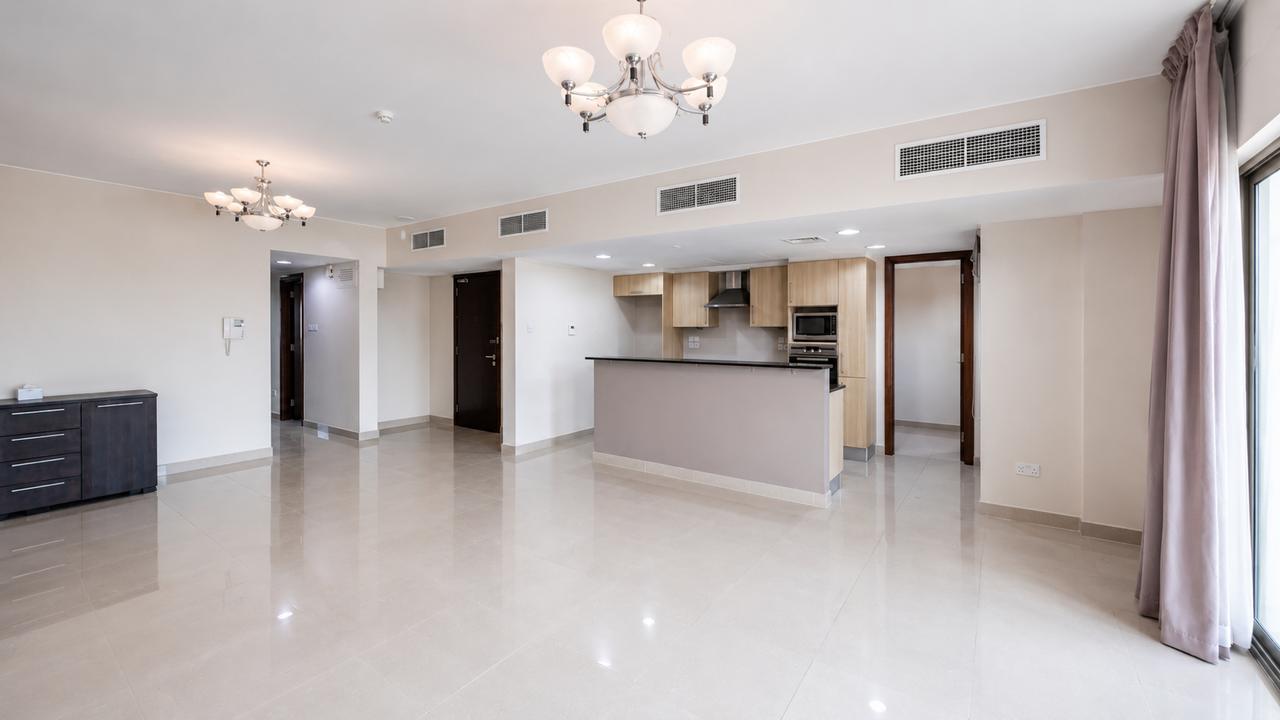 Three-Bedroom Apartment with Maid's Room and Garden