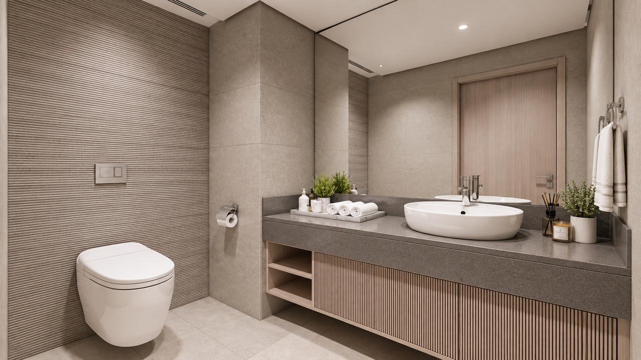 One-Bedroom Apartment with Dual Bathrooms