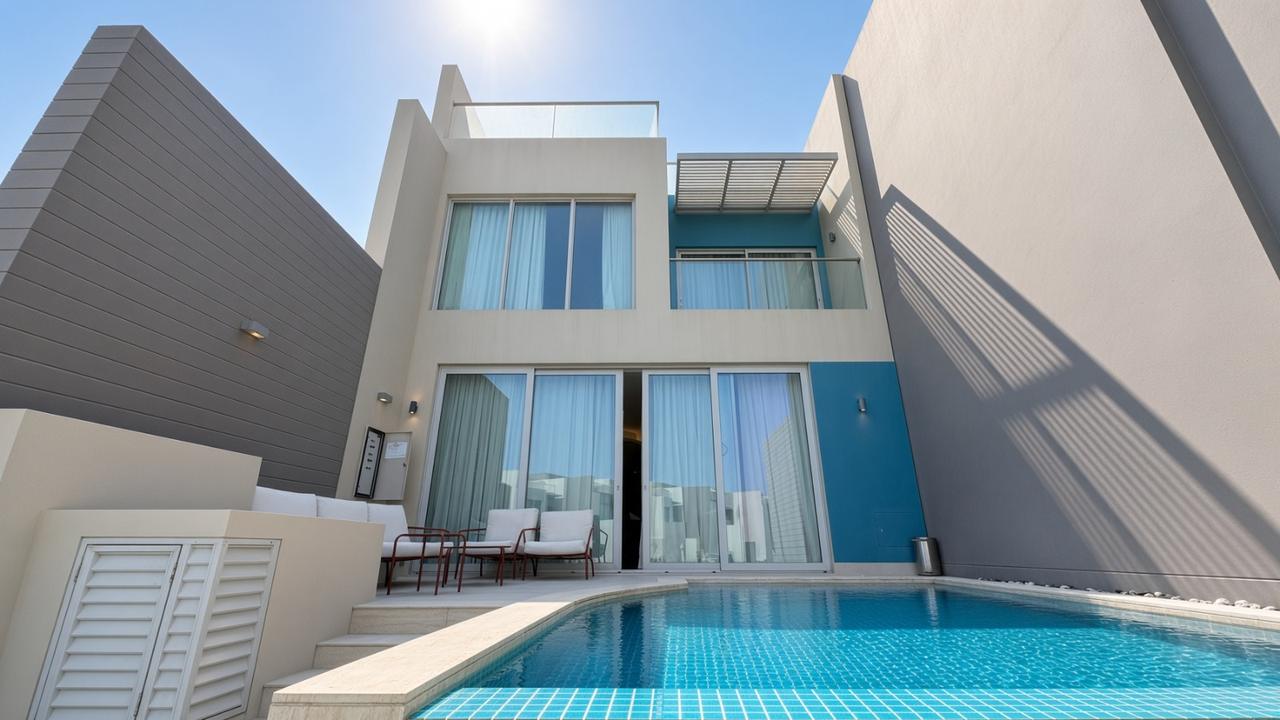Three-Bedroom Villa with Water Views and Pool