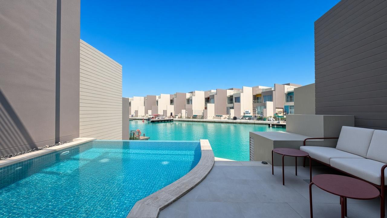 Three-Bedroom Villa with Water Views and Pool