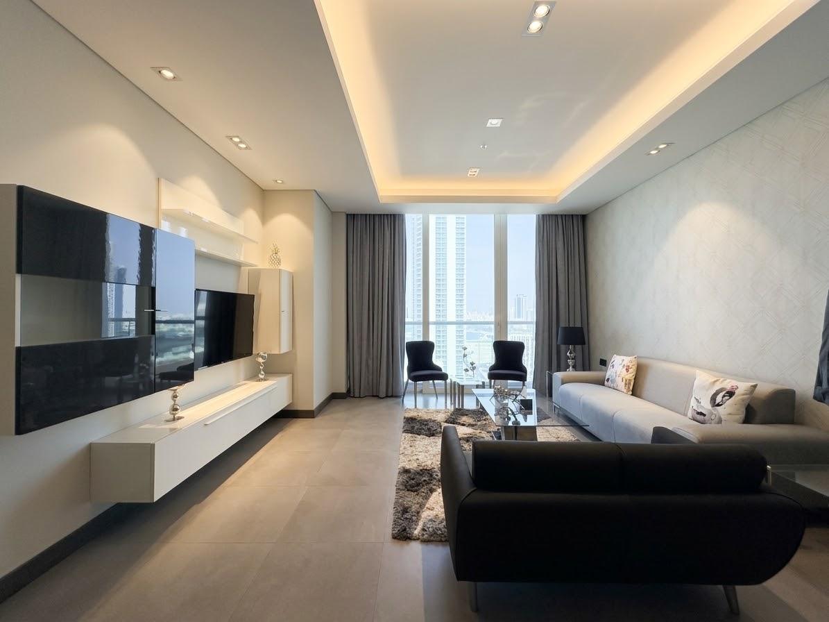 Two Bedroom Apartment with Study and Water Views