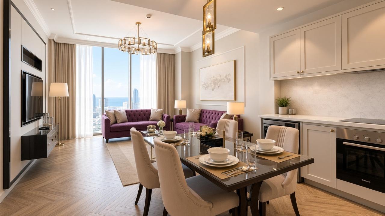 One-Bedroom Apartment with Dual Bathrooms