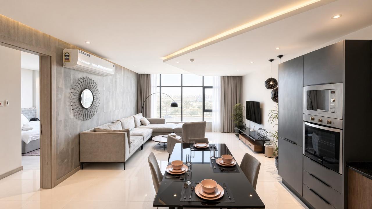 Two Bedroom Apartment with Three Bathrooms