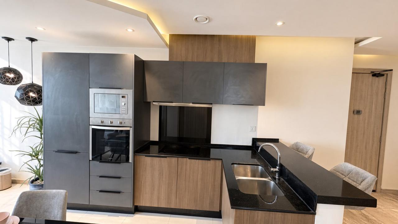 Two Bedroom Apartment with Three Bathrooms