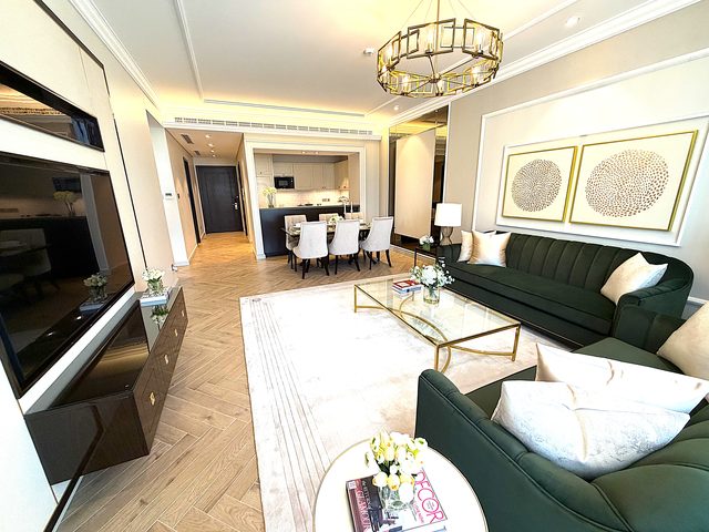 Two Bedroom Apartment with Three Bathrooms