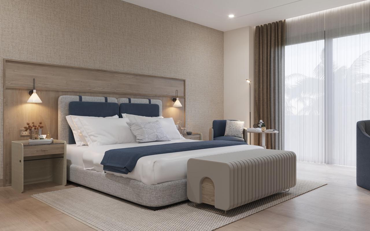 Three-Bedroom Apartment with Four Bathrooms