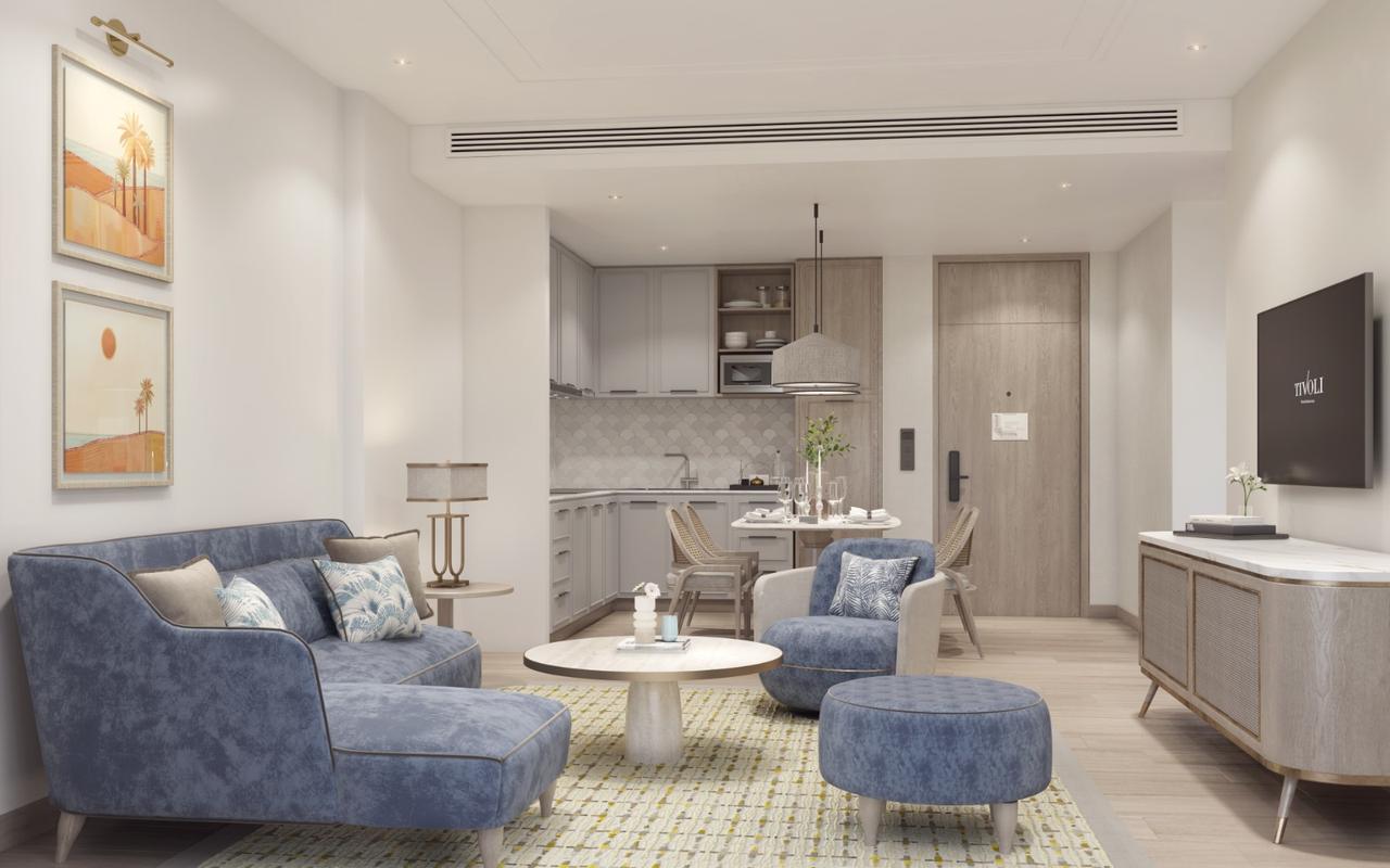 Three-Bedroom Apartment with Four Bathrooms