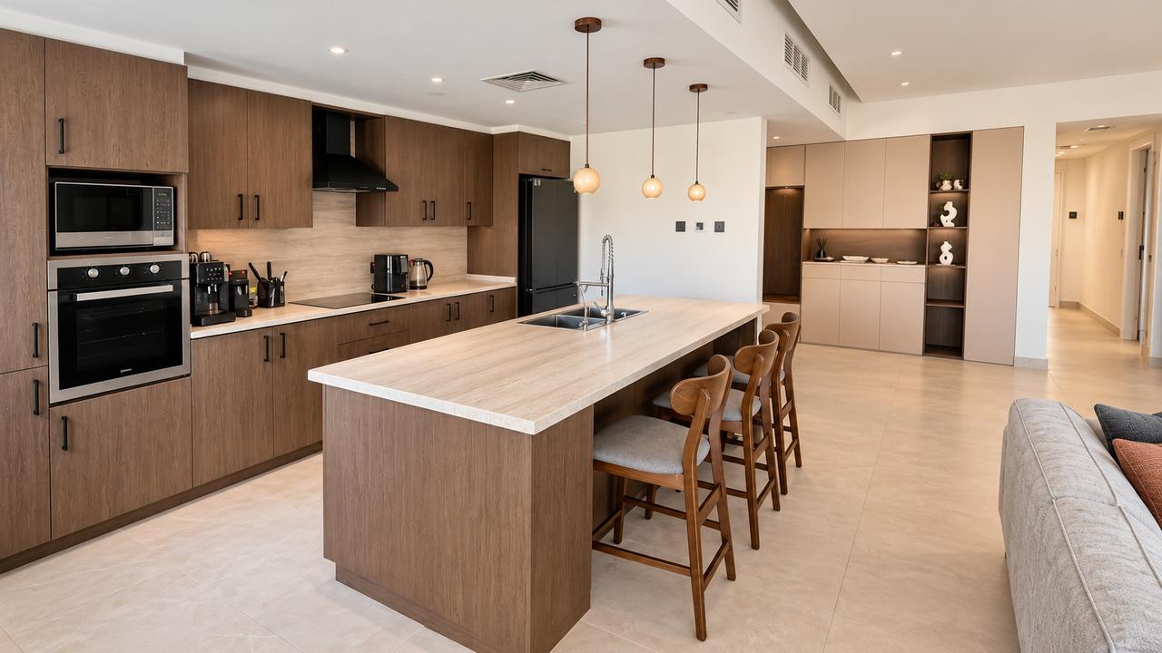 Two-Bedroom Apartment with Private Garden and Pool Access