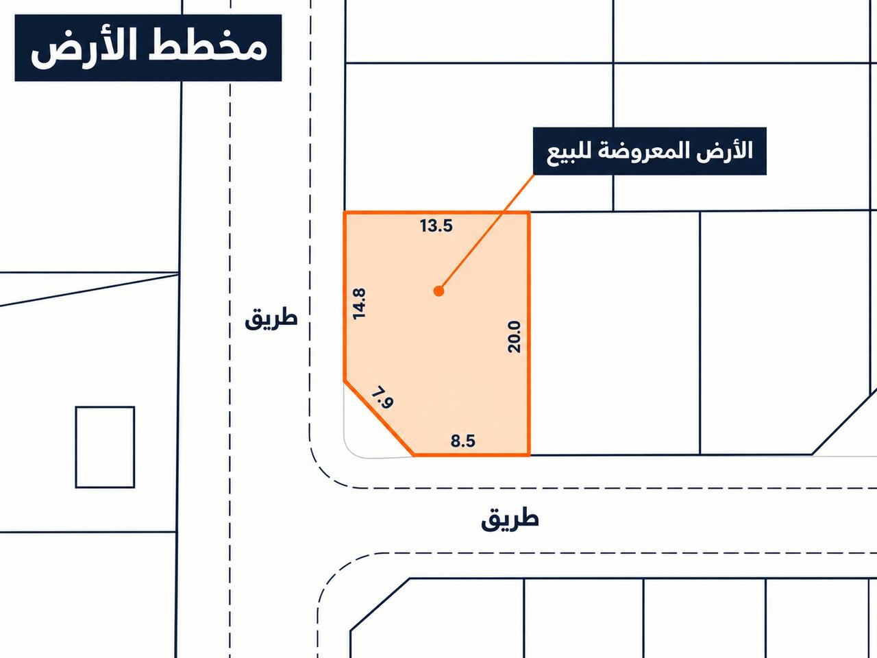 Corner Residential Plot with Dual Road Frontage