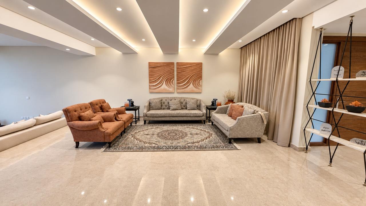 Four-Bedroom Villa with Private Jacuzzi and Garden