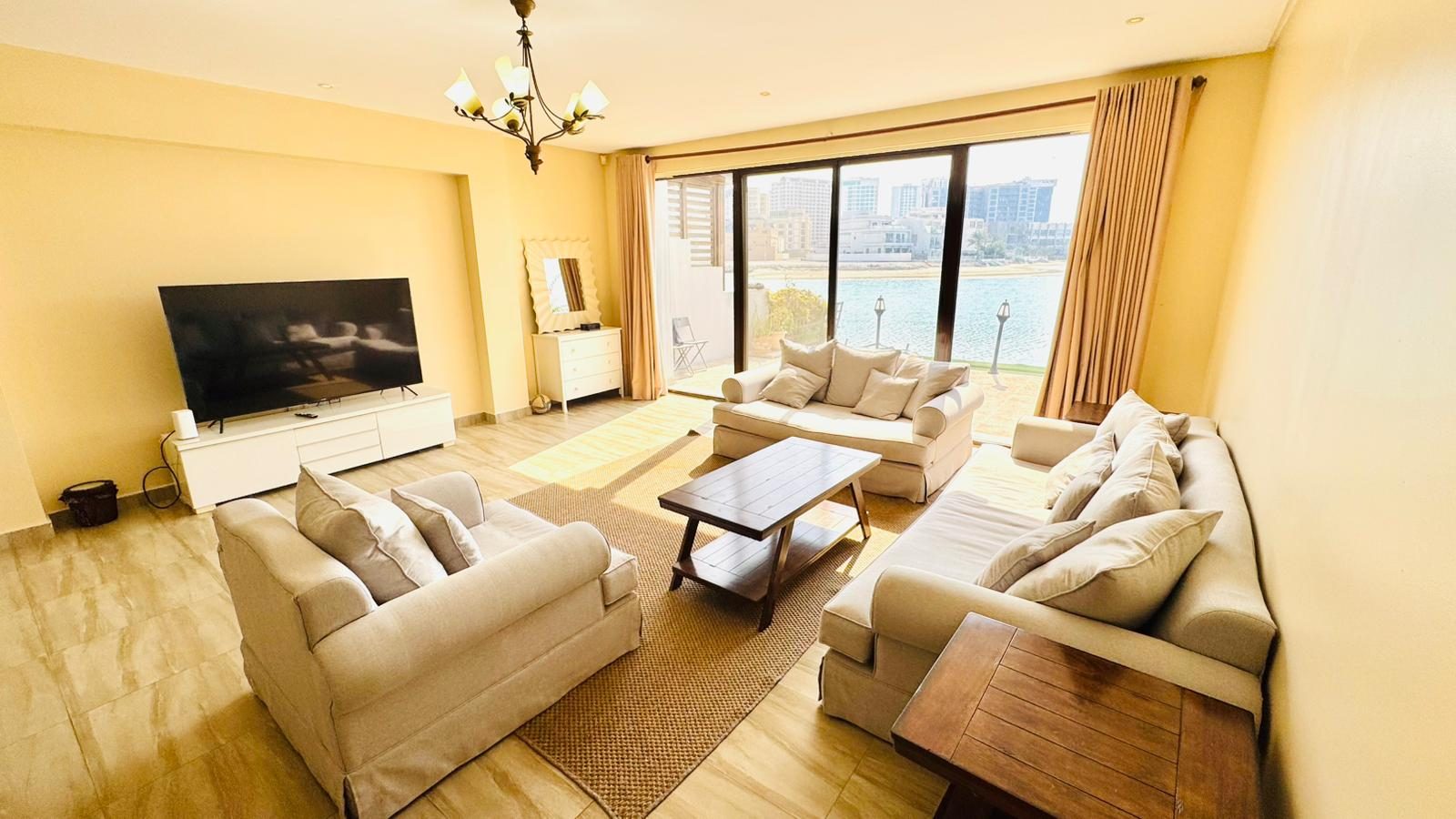 Three-Bedroom Villa with Waterfront Views