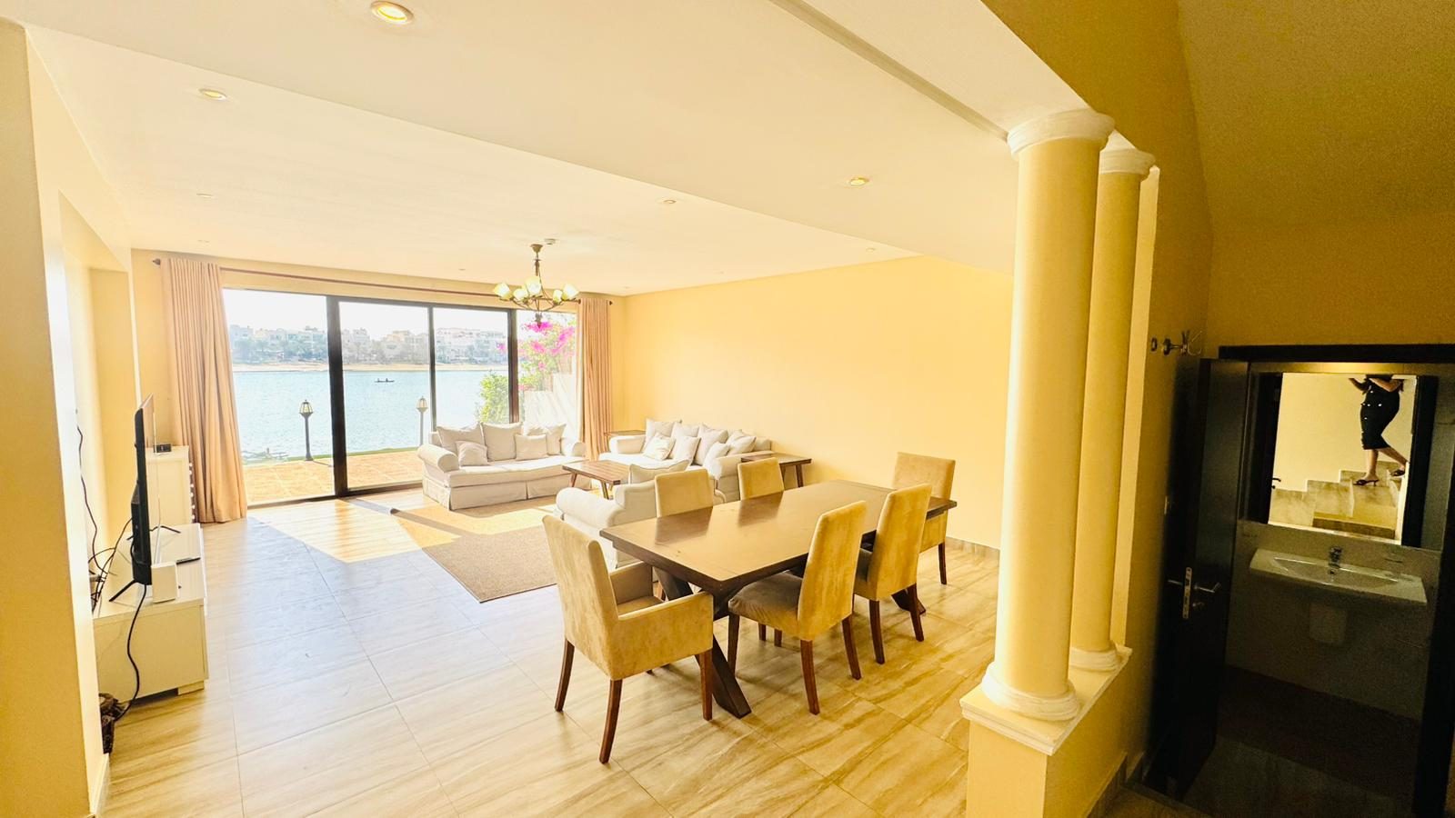 Three-Bedroom Villa with Waterfront Views