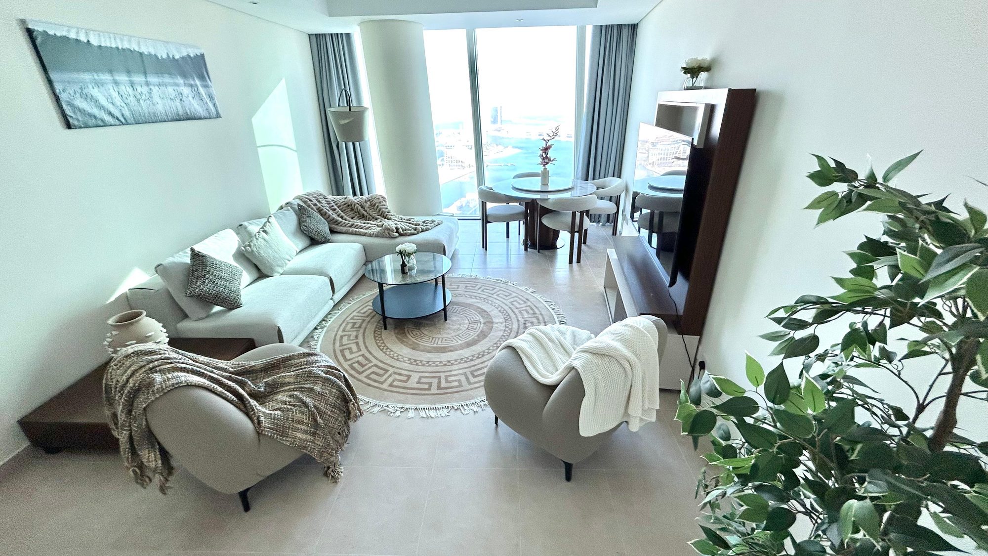 Two-Bedroom Apartment with Water Views in Manama