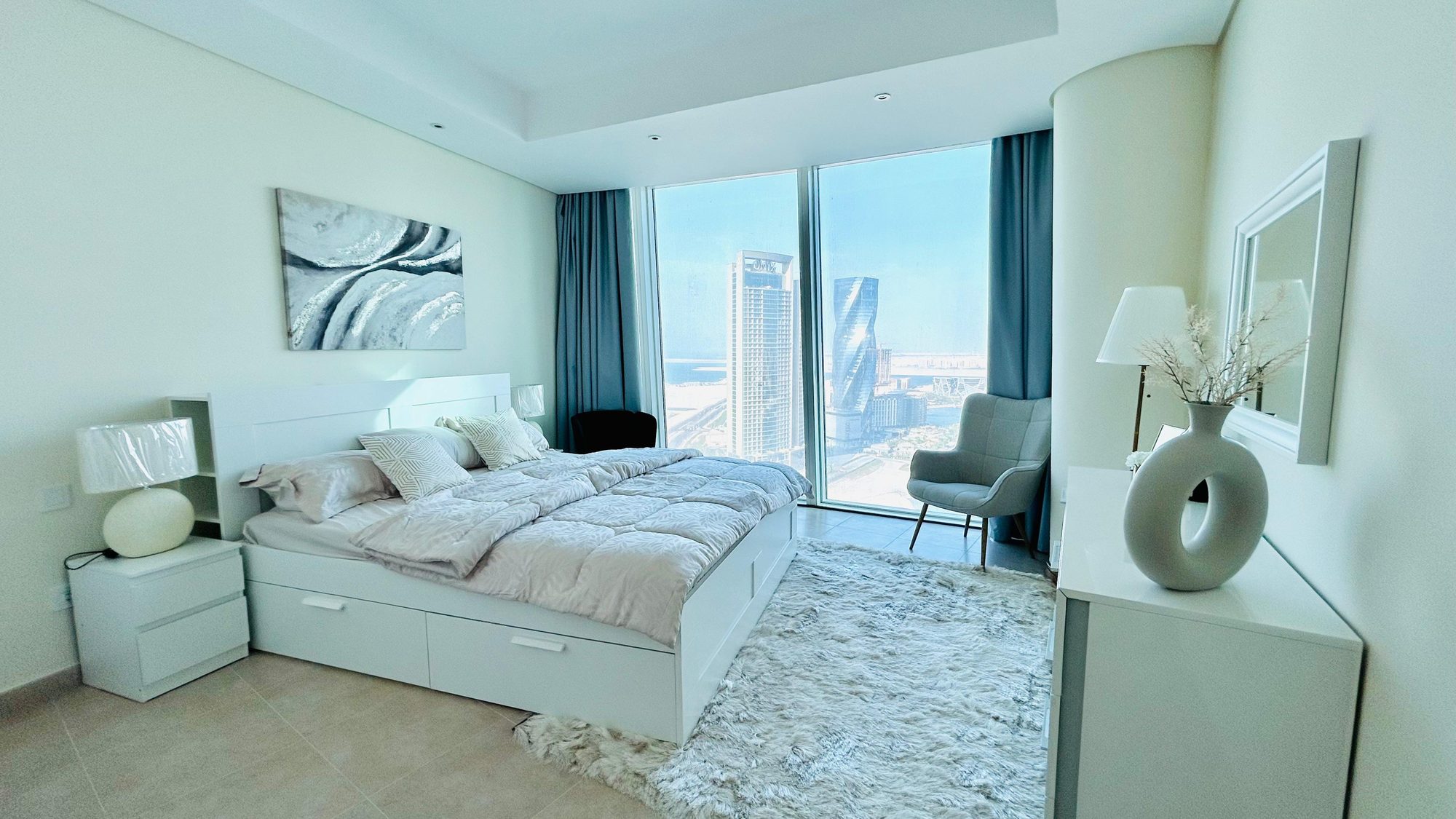 Two-Bedroom Apartment with Water Views in Manama