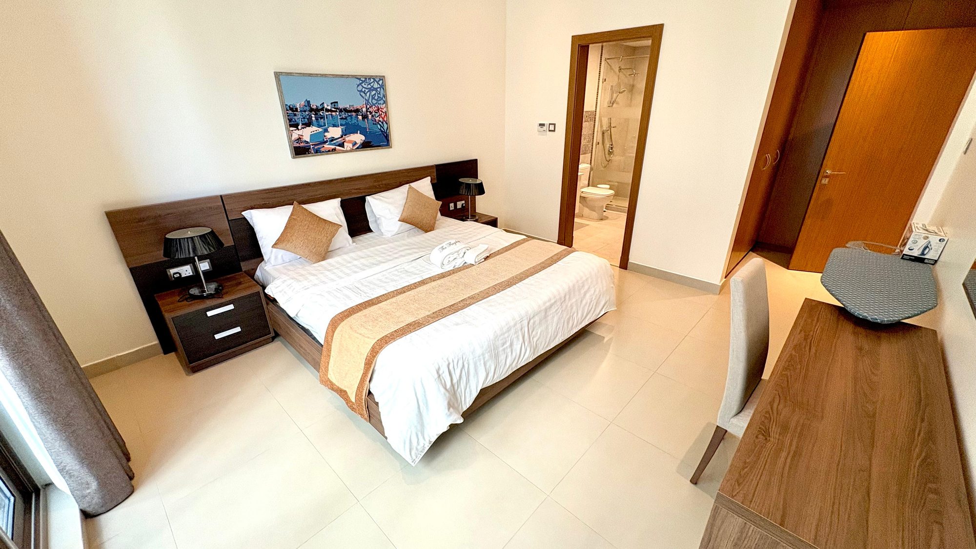 One Bedroom Apartment with Two Bathrooms