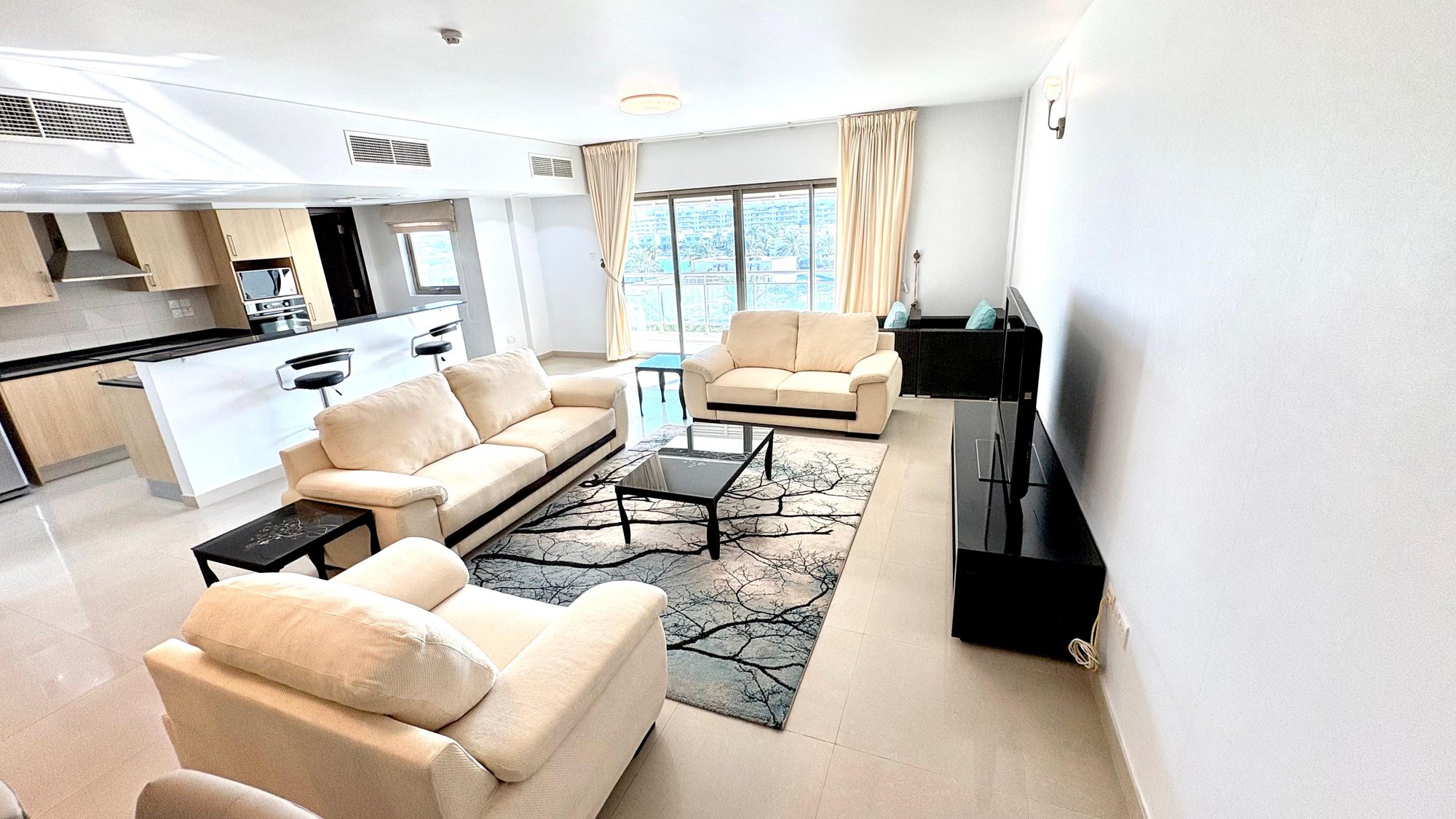 Three Bedroom Apartment with Maid's Room