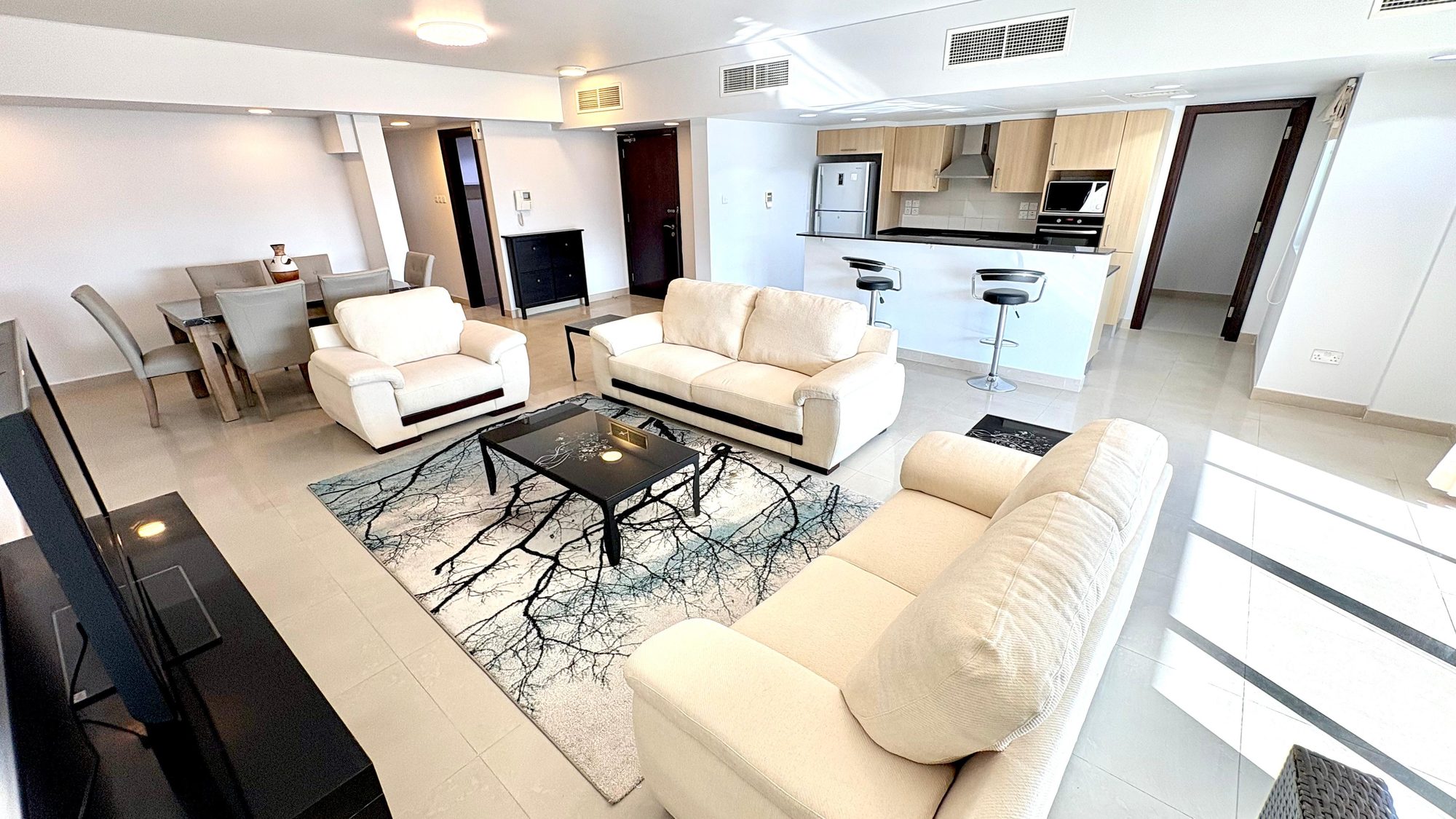 Three Bedroom Apartment with Maid's Room