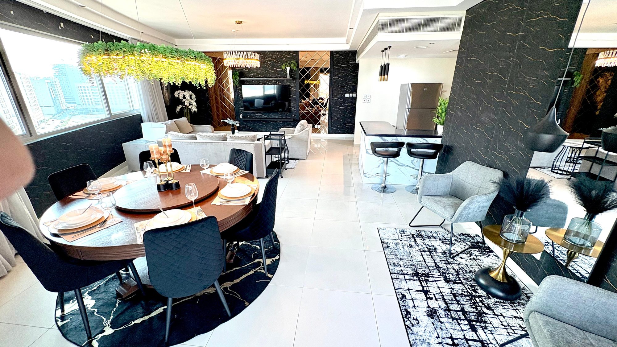 Three-Bedroom Apartment with Water Views