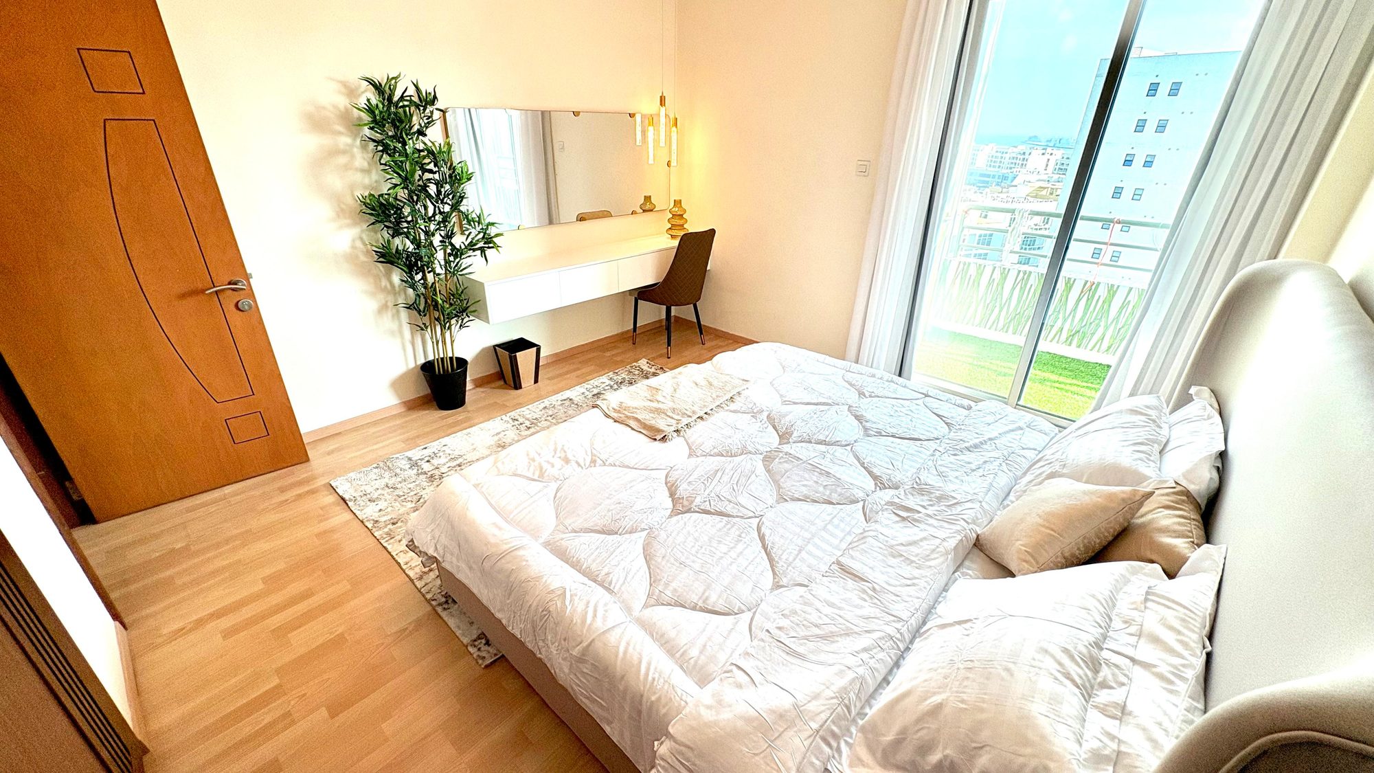 Three-Bedroom Apartment with Water Views