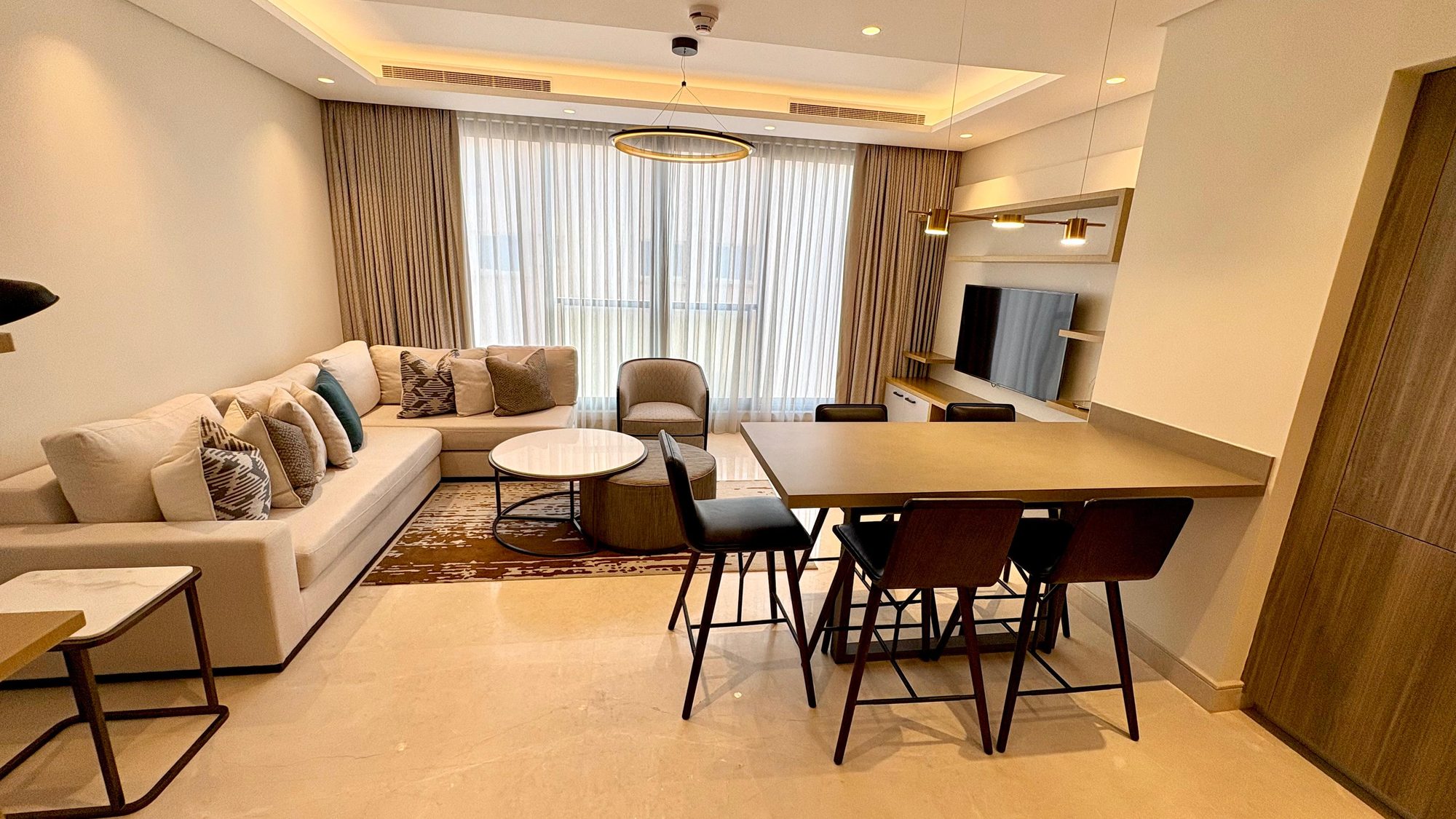 Two-Bedroom Apartment with Study and Parking