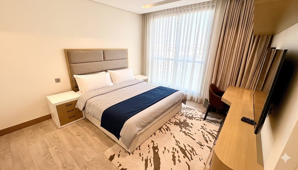 Two-Bedroom Apartment with Study and Parking