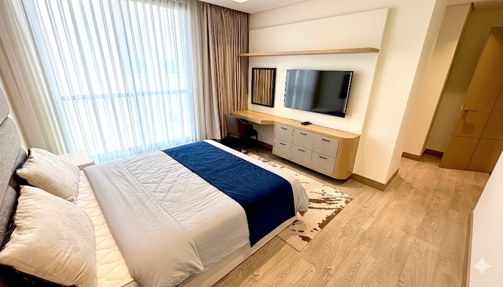 Two-Bedroom Apartment with Study and Parking