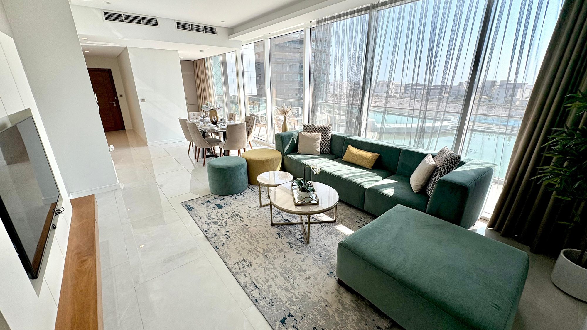 Three Bedroom Apartment with Maid's Room