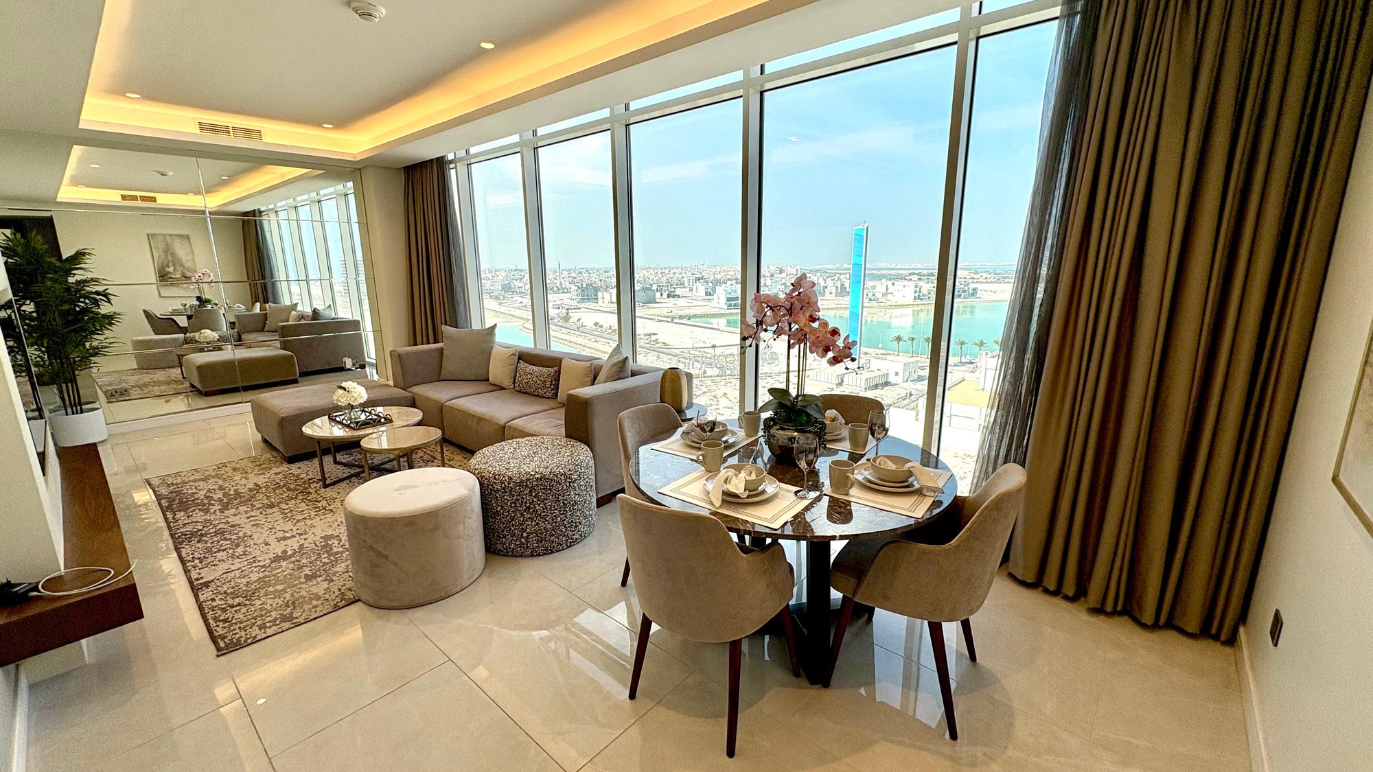 Two-Bedroom Apartment with Three Bathrooms